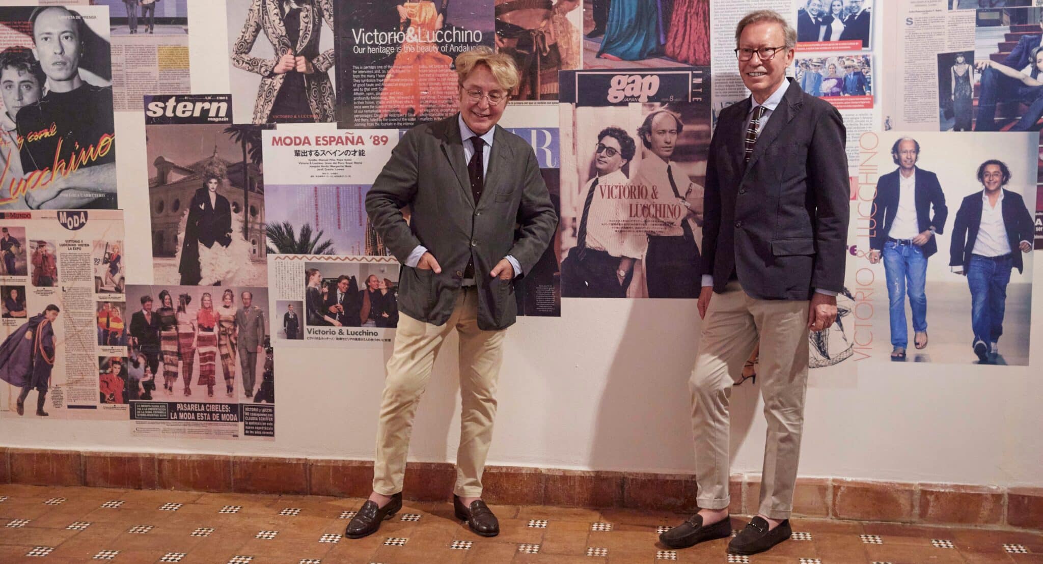 Victorio & Luchino, en la inauguración de su museo en Palma del Río (Córdoba).