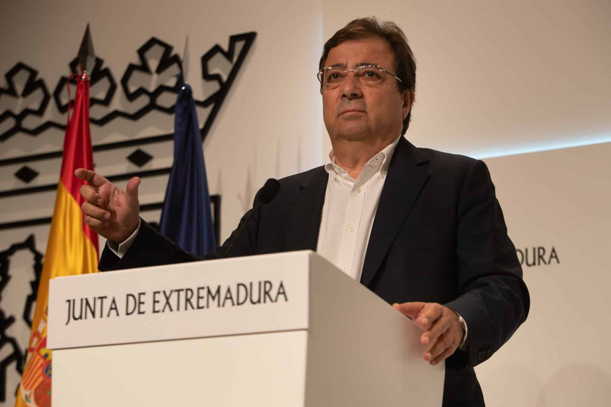 El presidente de la Junta de Extremadura, Guillermo Fernández Vara.