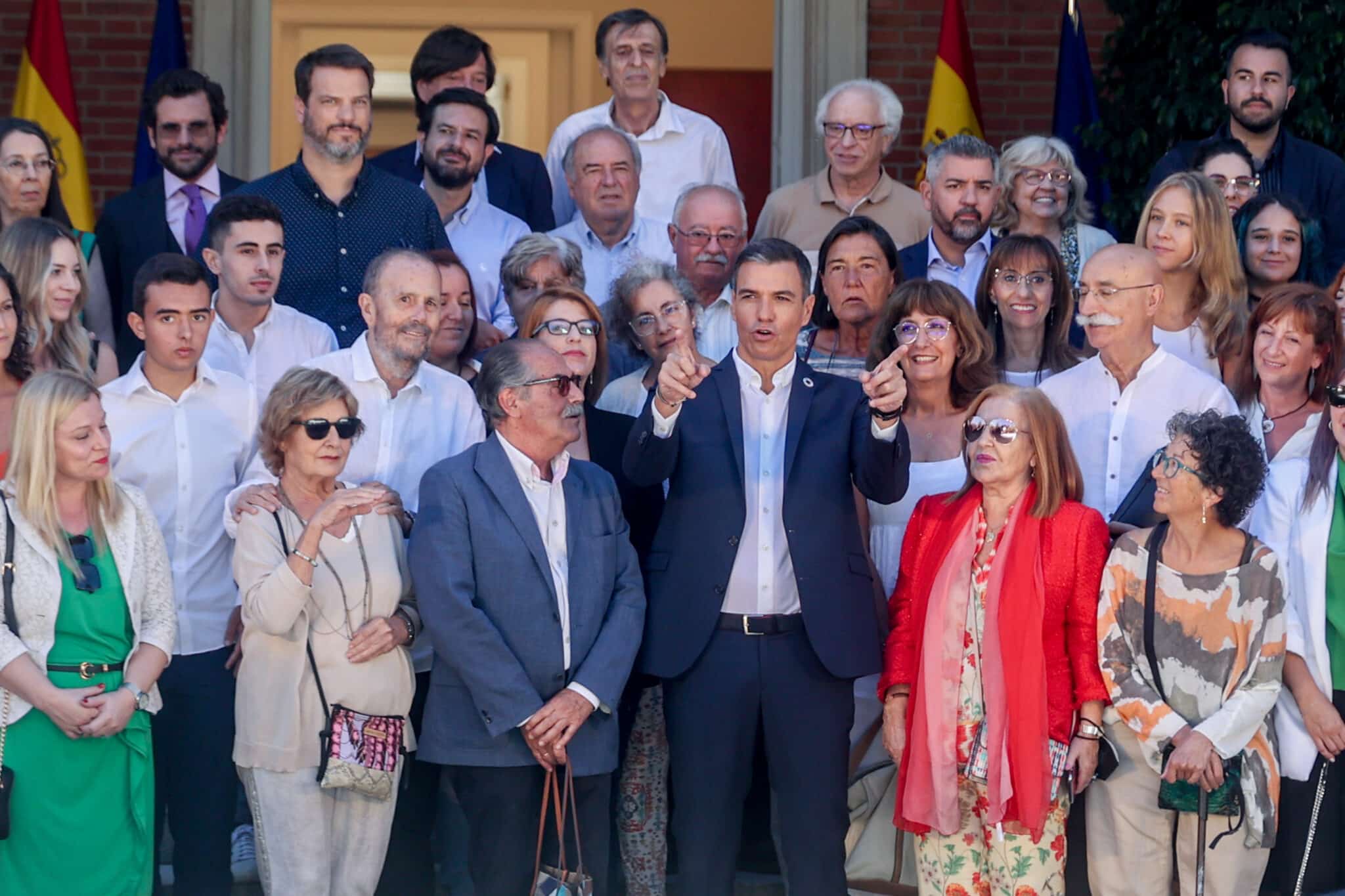 Sánchez abre el curso político en Moncloa en un encuentro con ciudadanos.