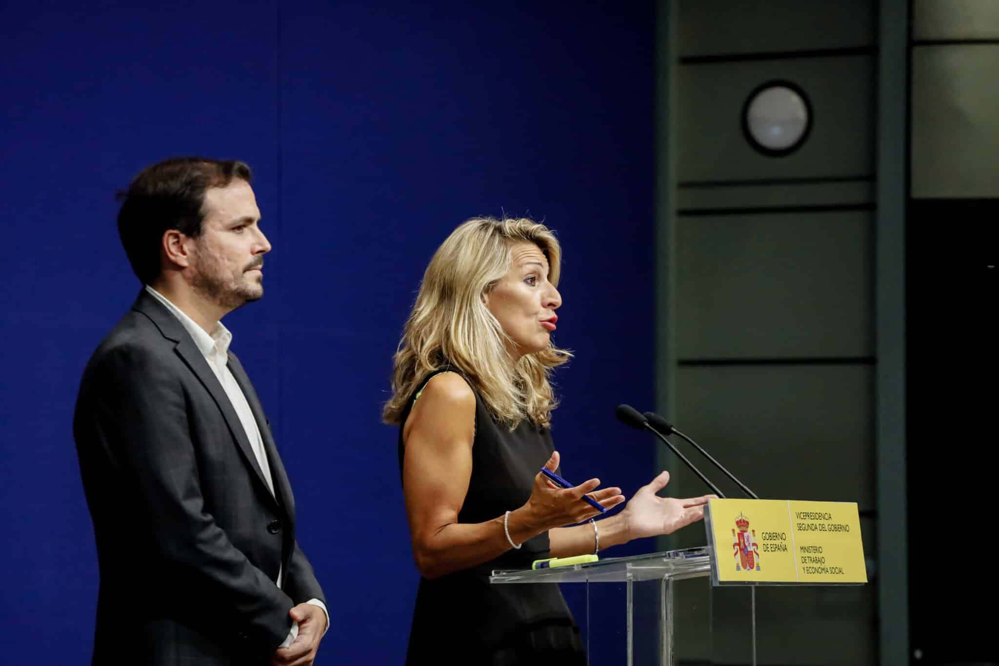 Yolanda Díaz, Caperucita en el casting de Sánchez