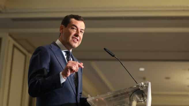 El presidente de la Junta de Andalucía, Juanma Moreno El presidente de la Junta de Andalucía, Juanma Moreno