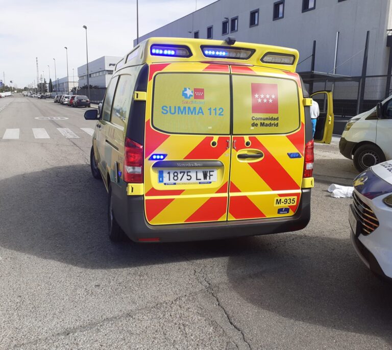 Muere un ciclista atropellado en una calle de Madrid