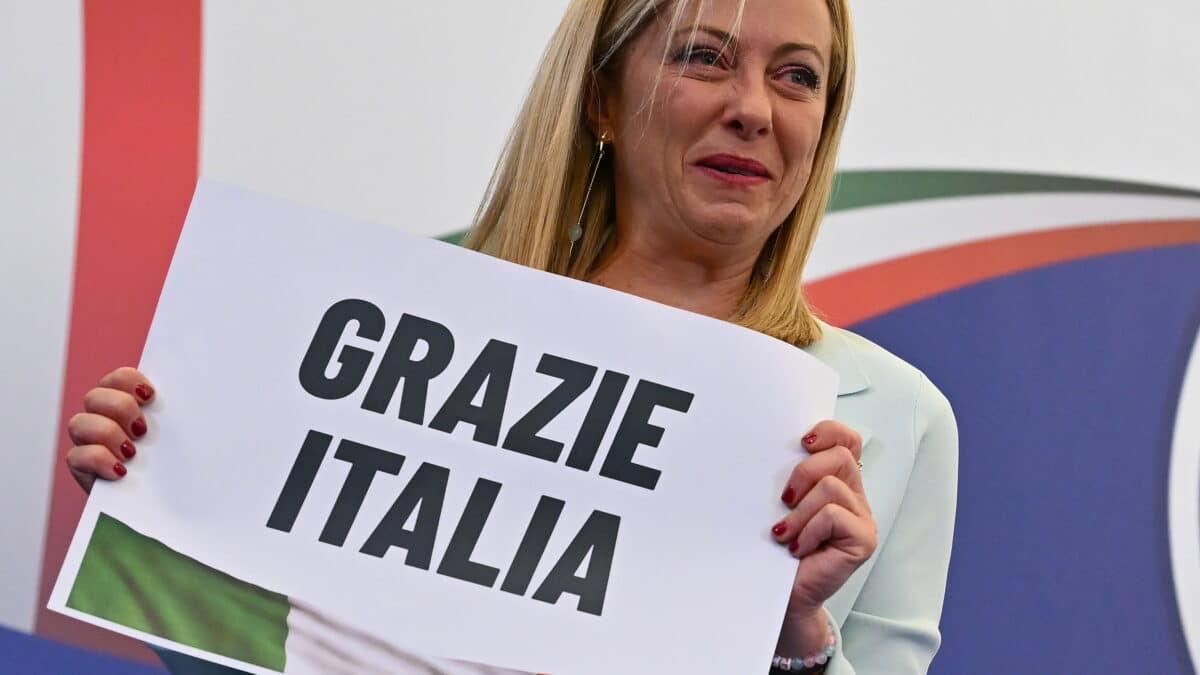 Giorgia Meloni, vencedora de las elecciones italianas