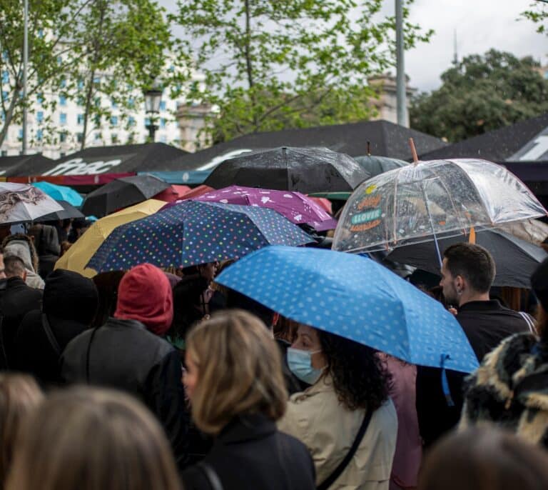 Las lluvias llegan a España esta semana de la mano de la borrasca Danielle