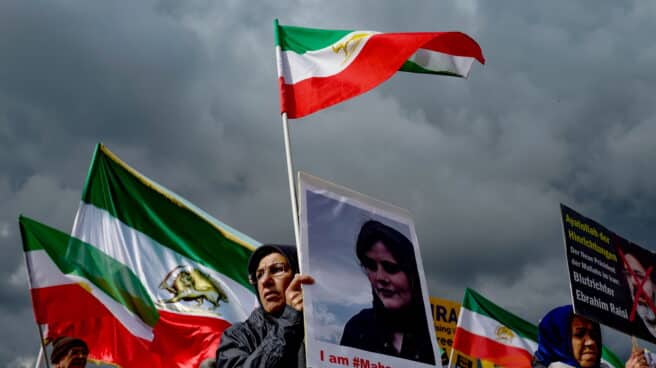 Manifestación en Berlín contra la represión en Irán