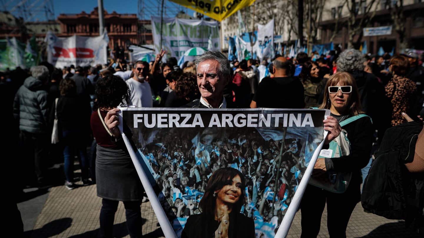 Marcha en favor de Cristina Fernández de Kirchner