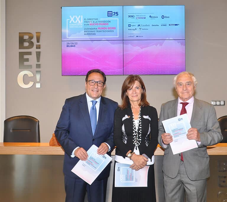 Pallete, Goirigolzarri y Garamendi, algunos de los líderes empresariales que participaran en el XXI Congreso de Directivos CEDE