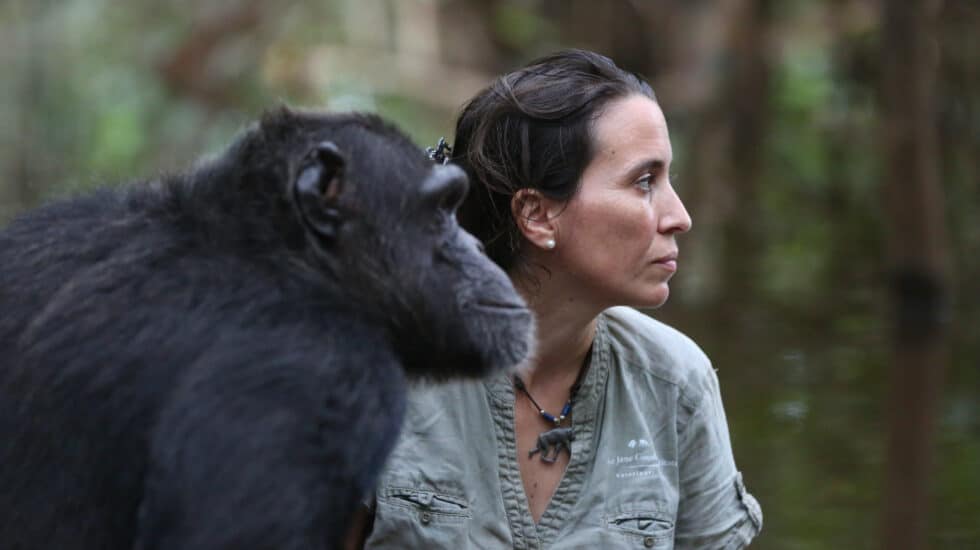 Rebeca Atencia con Koungoulou.