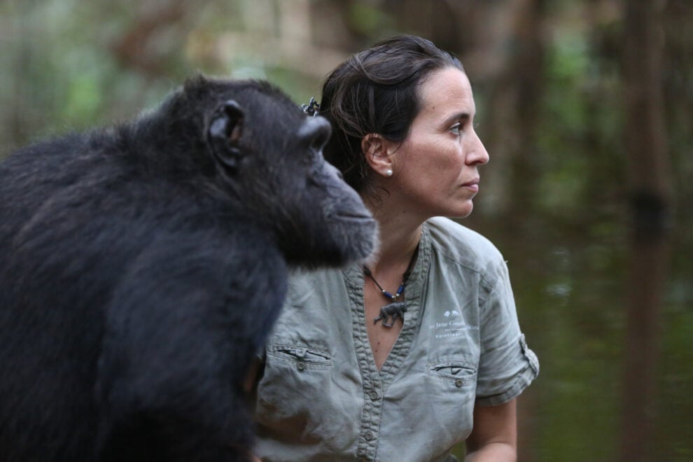 Rebeca Atencia con Koungoulou.