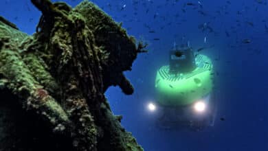 Pisces VI, el submarino científico español que localiza naufragios de migrantes