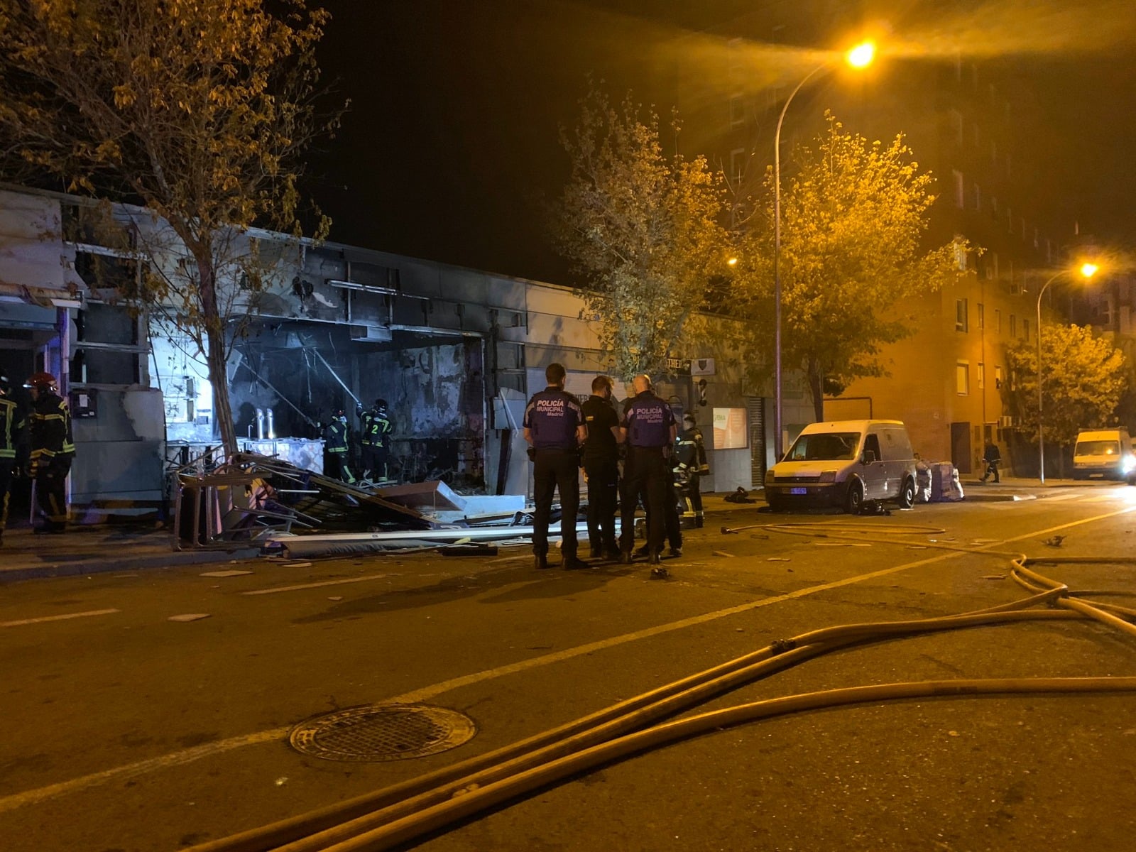 Muere la joven herida y detenida por la explosión de un bar en Carabanchel