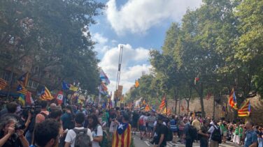 La ANC reclama "independencia o elecciones" en la Diada del divorcio con ERC