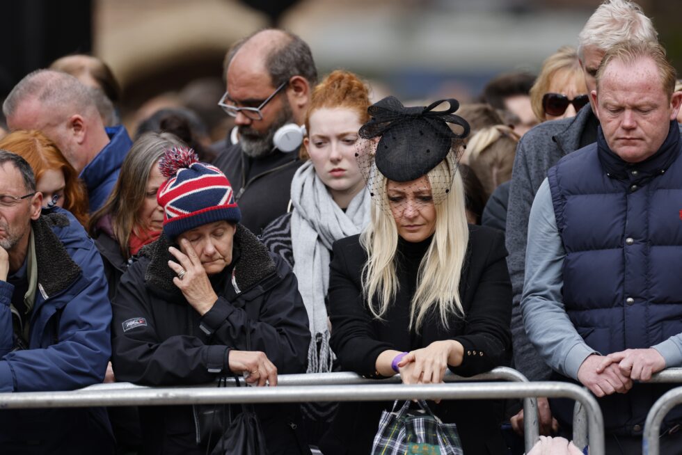 Desolación en Londres en el funeral de Isabel II.