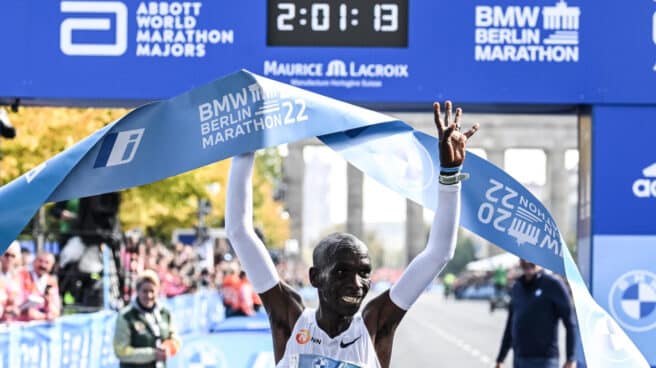 atleta-keniano-Eliud Kipchoge El atleta keniano Eliud Kipchoge.