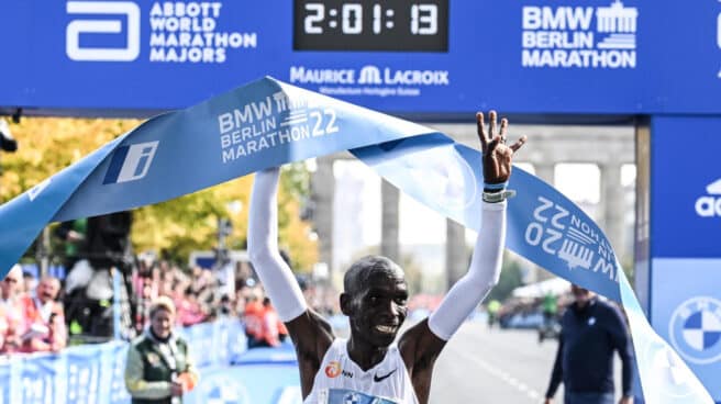 El atleta keniano Eliud Kipchoge.