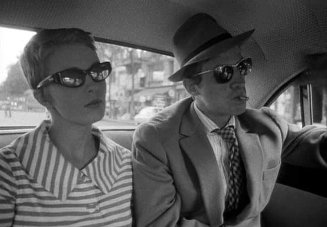 Jean-Paul Belmondo y Jean Seberg en 'Al final de la escapada', de Jean-Luc Godard