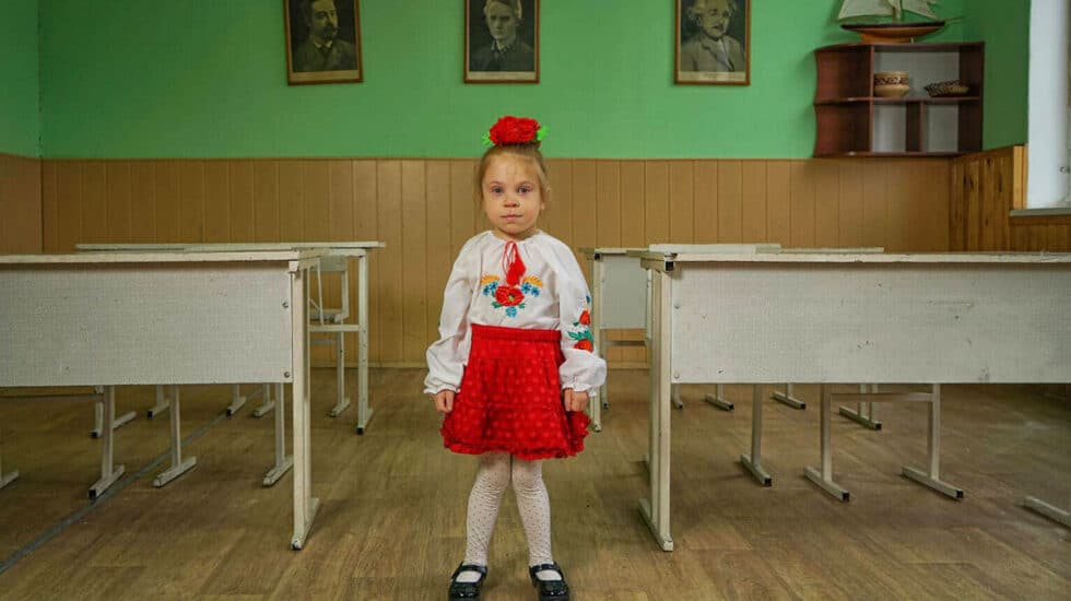 Vuelta al colegio en Ucrania