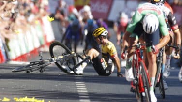 Primoz Roglic se retira de La Vuelta tras la caída de ayer