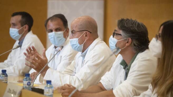 El equipo médico que atendió a Jordi Pujol.