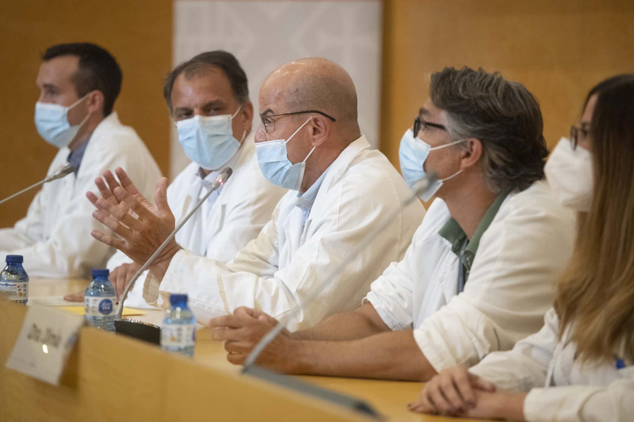 El equipo médico que atendió a Jordi Pujol.