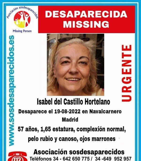 Hallan un cadáver en Toledo que podría ser el de Isabel del Castillo, la mujer con Alzheimer desaparecida hace un mes