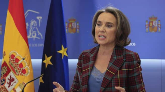 La portavoz del PP en el Congreso de los Diputados, Cuca Gamarra, interviene ante los medios tras la Junta de Portavoces La portavoz del PP en el Congreso de los Diputados, Cuca Gamarra, interviene ante los medios tras la Junta de Portavoces
