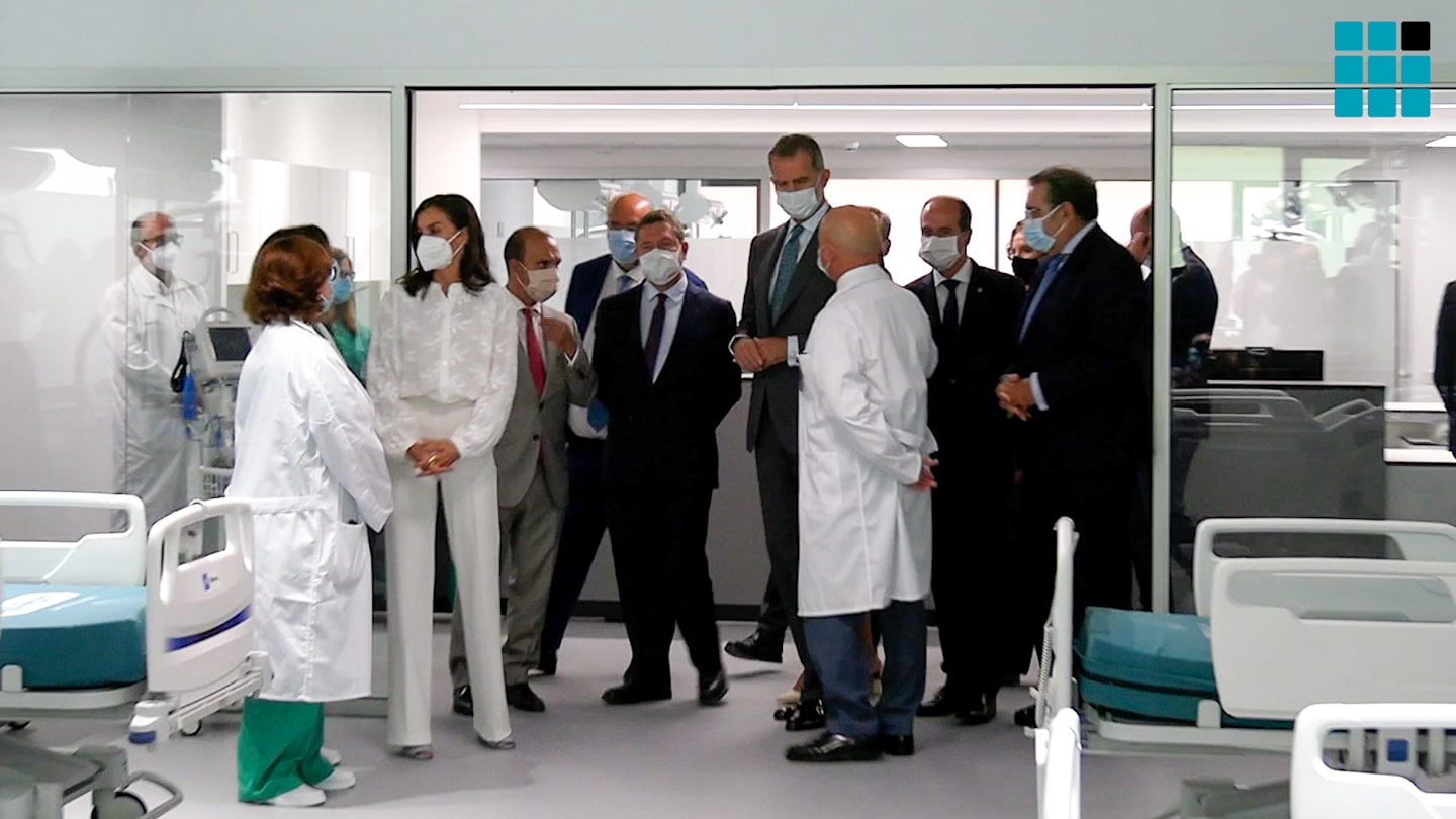 Visita de los Reyes al Hospital de Guadalajara