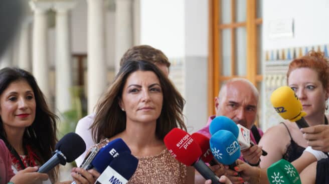 Macarena Olona, en el Parlamento de Andalucía.