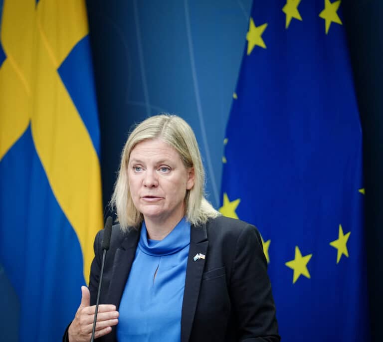 La socialdemócrata Andersson dimite como primera ministra de Suecia tras la victoria de la derecha