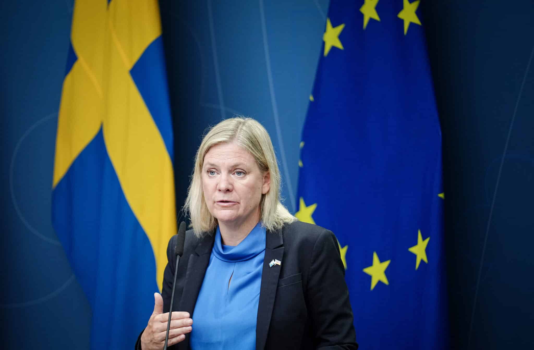 La ex primera ministra de Suecia, Magdalena Andersson.