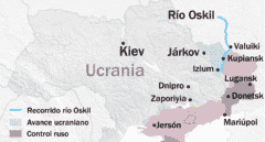 Ucrania cruza el río Oskil: la contraofensiva va a por el Donbás