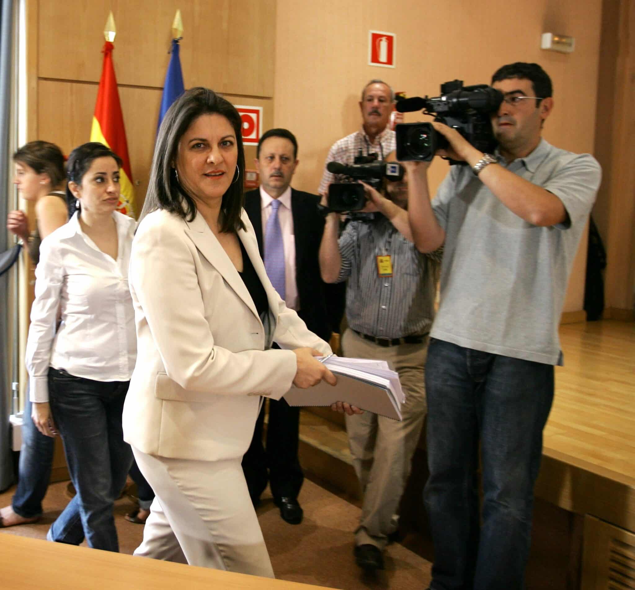 María Antonia Trujillo, en su etapa como ministra de Vivienda en el gobierno de José Luis Rodríguez Zapatero.