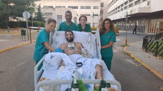 Paseos desde la UCI del Hospital Reina Sofía