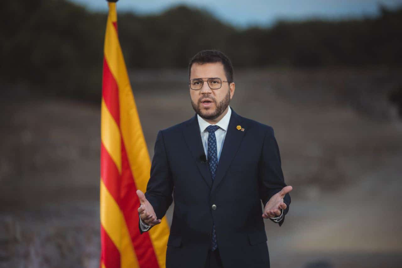 "Cataluña votará": Aragonès promete un nuevo referéndum sin fijar plazos