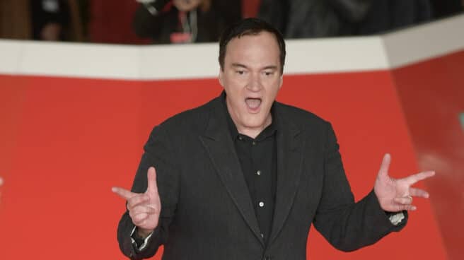 Quentin Tarantino en la alfombra roja del Festival de Cine de Roma en 2021 Quentin Tarantino en la alfombra roja del Festival de Cine de Roma en 2021