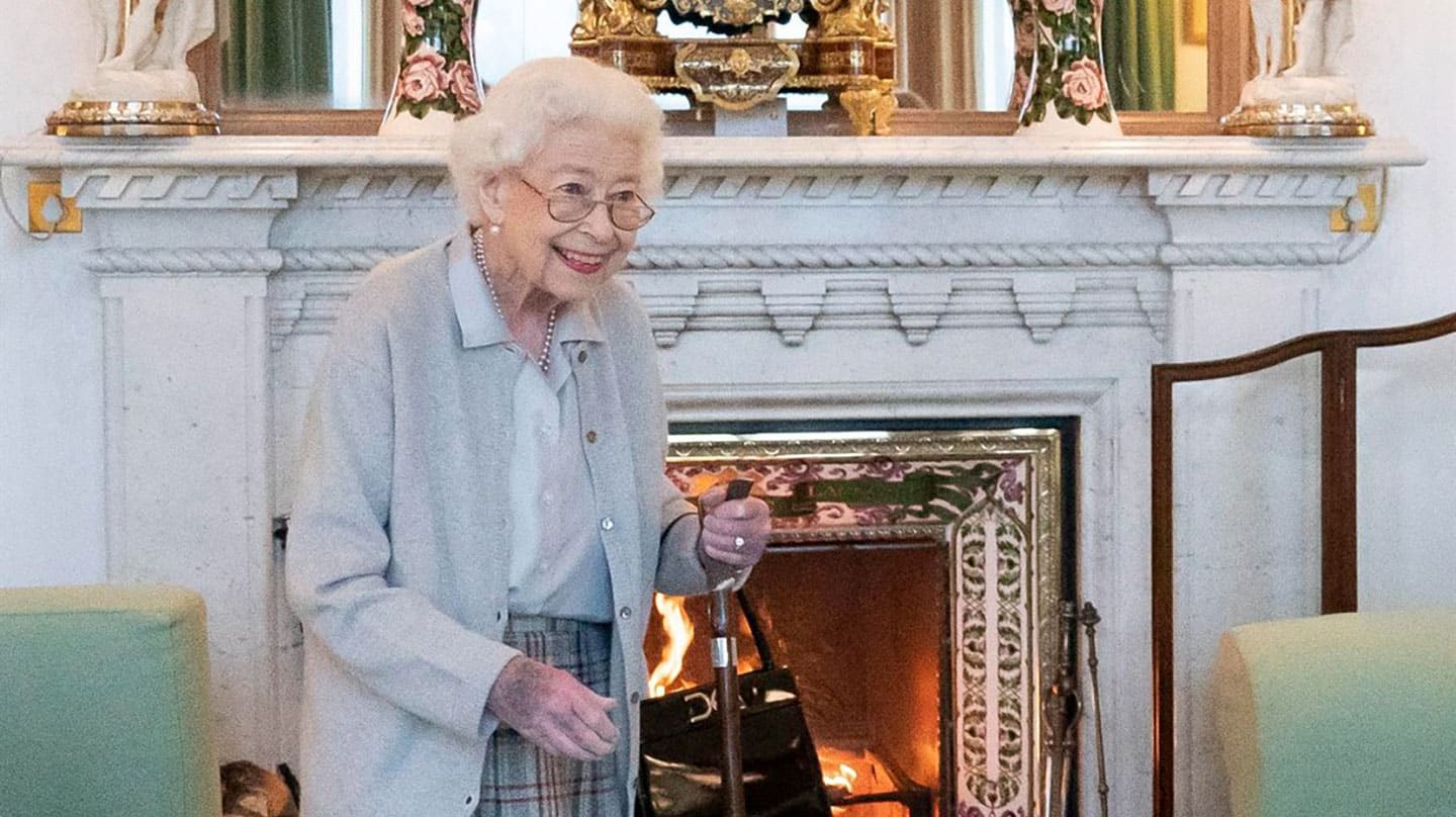 Reina Isabel II de Inglaterra en el castillo de Balmoral