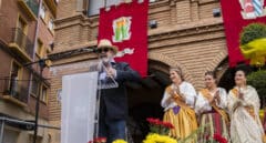 Resines, protagonista de una fiesta de la vendimia de Cariñena marcada por el rechazo a las renovables