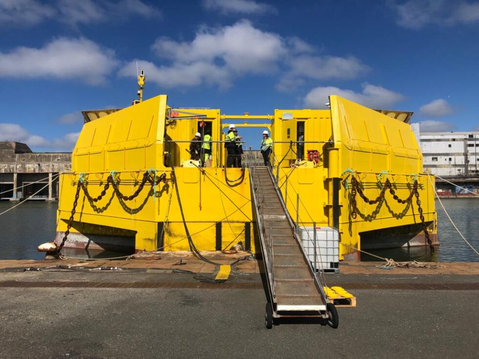 Primera planta productora de hidrógeno verde en alta mar del mundo, en Saint-Nazaire (Francia)