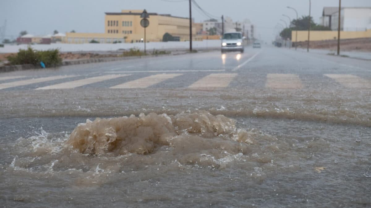 La tormenta tropical Hermine, ya degradada a tormenta subtropical, ha dejado en las últimas horas intensas lluvias en Fuerventura