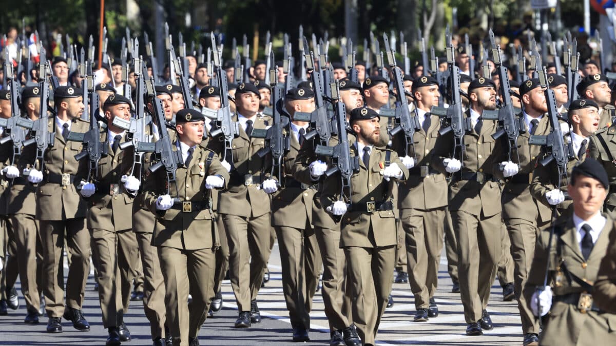 Las Fuerzas Armadas acabaron 2022 con el 10% de sus efectivos de baja médica