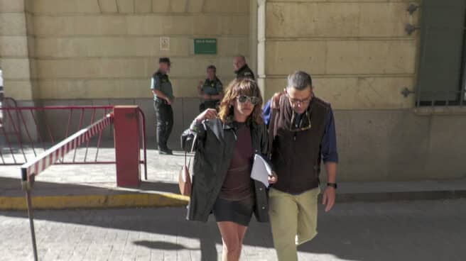 María León sale de los Juzgados de Sevilla. María León sale de los Juzgados de Sevilla.