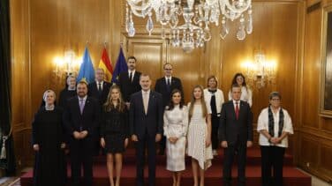 Los Reyes y sus hijas presiden los actos previos a los Premios Princesa de Asturias