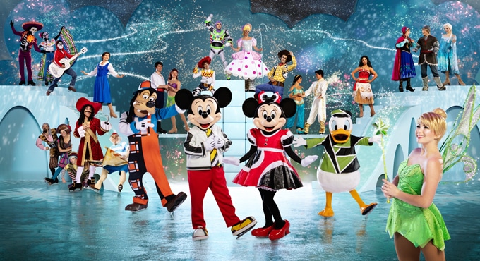 Personajes de Disney On Ice
