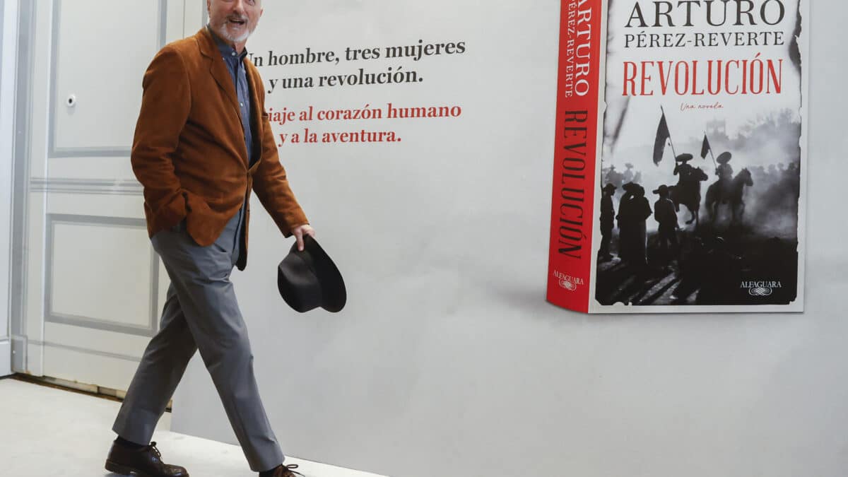 Arturo Pérez-Reverte, en la presentación de "Revolución".