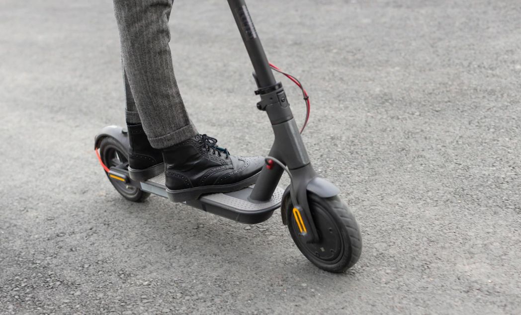 Un patinete eléctrico