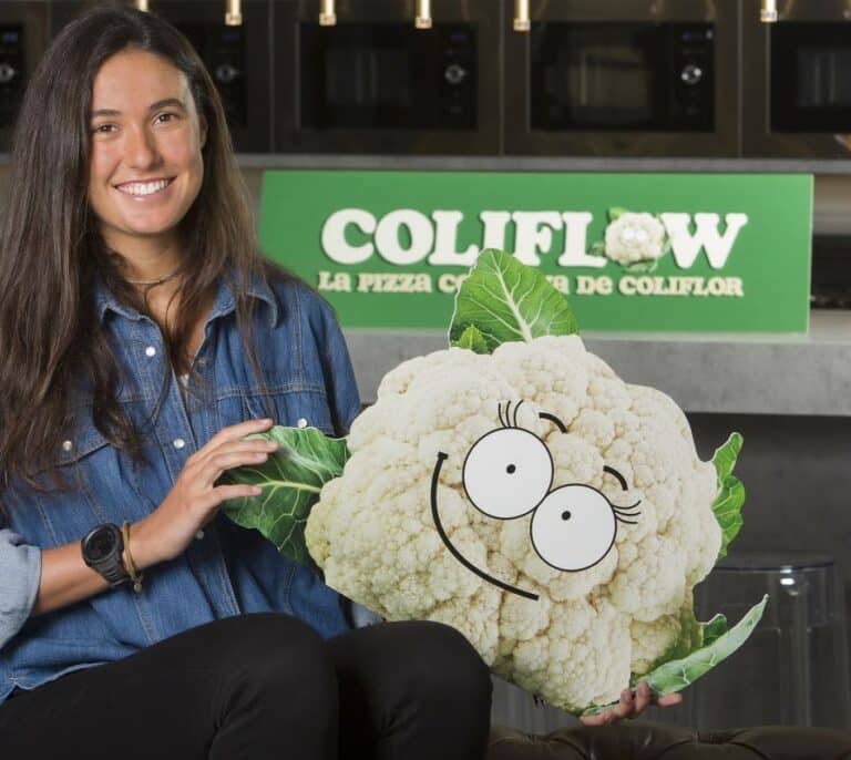 Coliflow, la marca de pizzas de coliflor de Alba Sánchez-Vicario aumenta sus ventas hasta un 46%