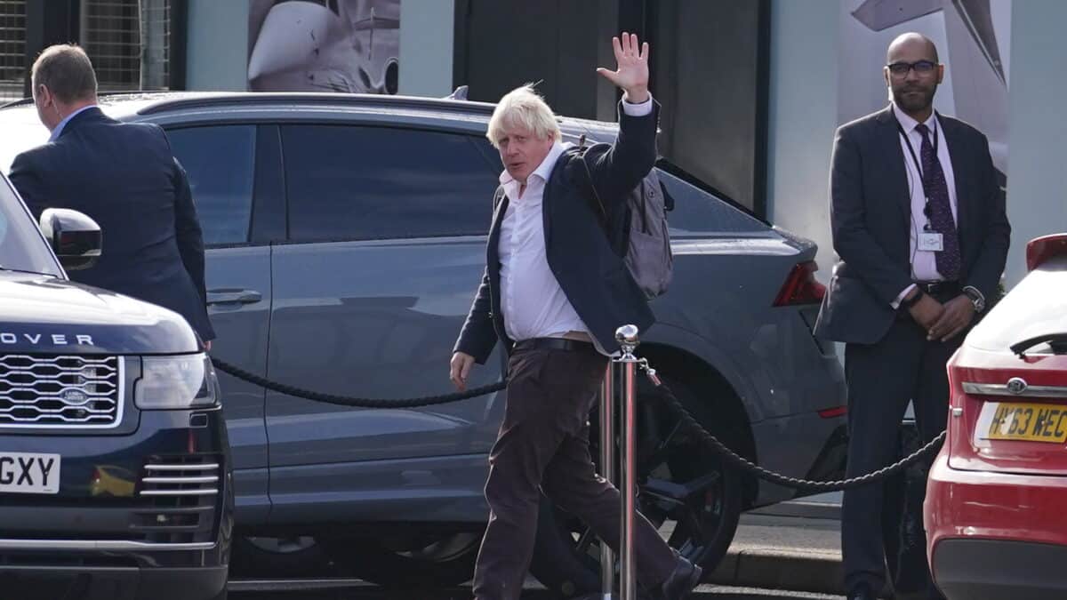 Boris Johnson a su vuelta al Reino Unido