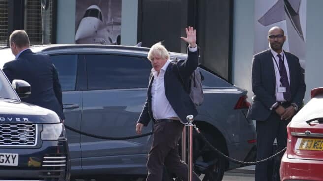 Boris Johnson a su vuelta al Reino Unido