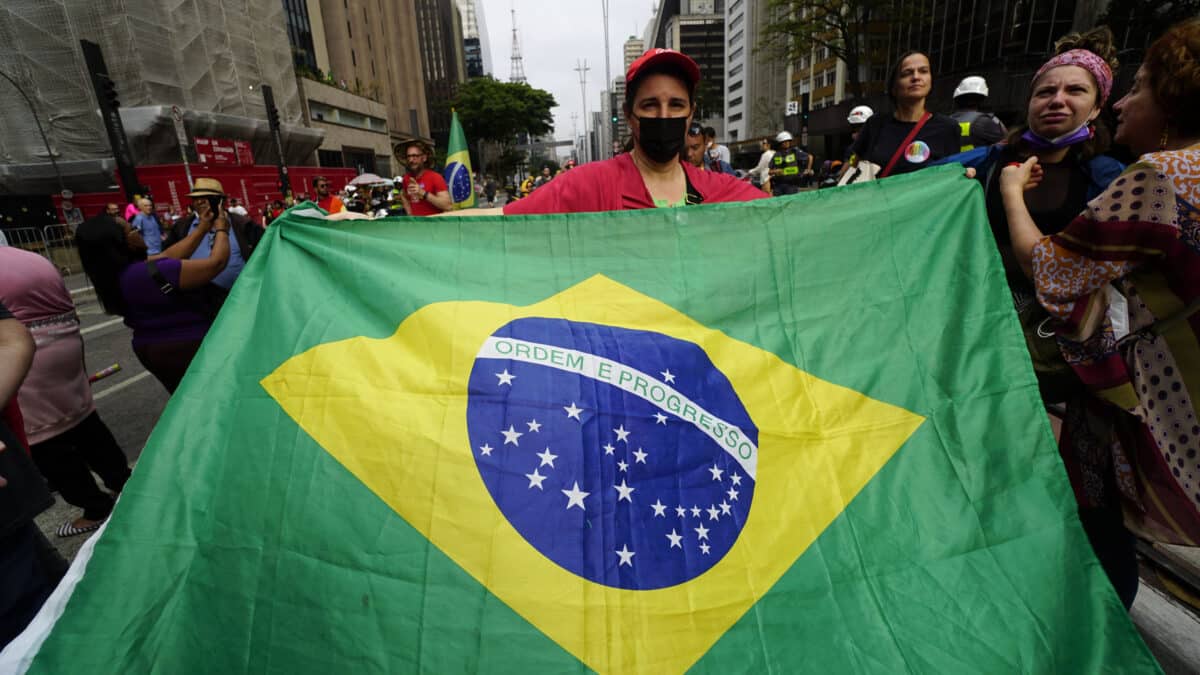 Manifestación de seguidores de Lula