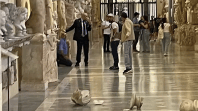 Detienen a un turista estadounidense tras derribar dos esculturas en los Museos Vaticanos
